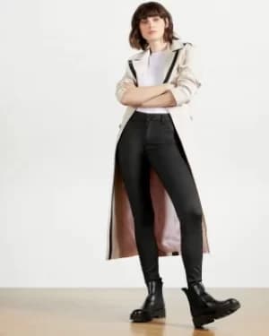 Wet Look Skinny Jeans