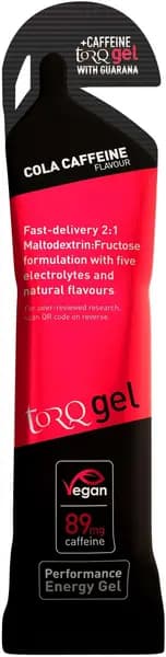 TORQ Energy Gel Guarana Caffeine (45g) NO SIZE COLA