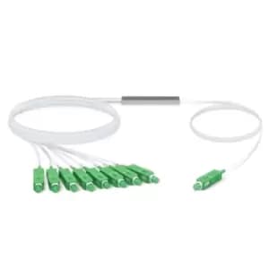 Networks UF-SPLITTER-8 - 4.06 m - SC/APC - 8x SC/APC - Male/Male - White