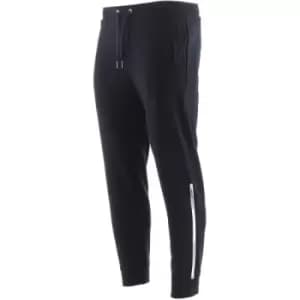 Armani Exchange Deep Navy Silver Logo Jogging Pant