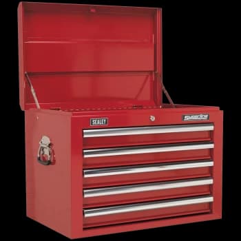 Sealey Superline Pro 5 Drawer Tool Chest Red