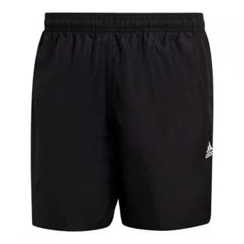 adidas Solid Swim Shorts Mens - Black