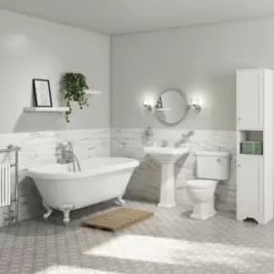 Park Royal Double Ended Freestanding Bath Suite with Toilet & Basin