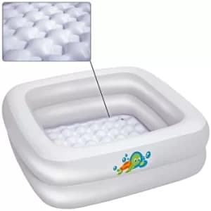 Baby Paddle Pond Turtle White Inflatable Children from 0 to 3 years