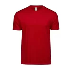 Tee Jays Mens Power T-Shirt (4XL) (Red)