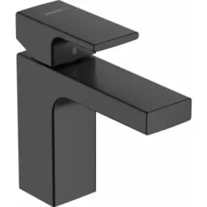 Vernis Shape Single Lever Basin Mixer 100 Without Waste Set Matt Black 71569670 - Matt Black - Hansgrohe