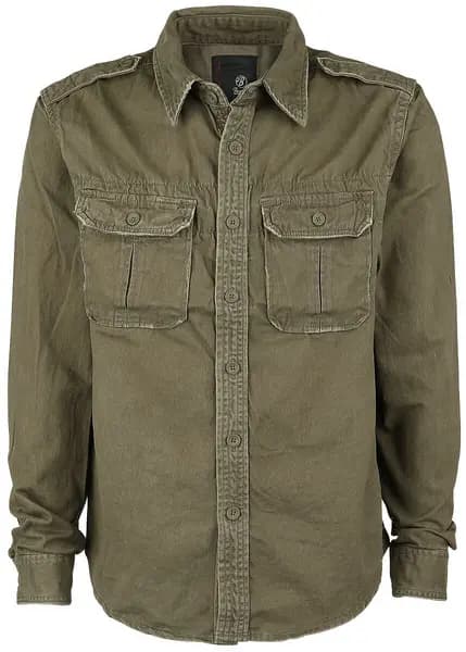 Brandit Vintage Shirt Longsleeve olive 3XL Men