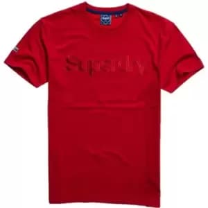 Superdry Source Logo T-Shirt - Red