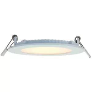 Netlighting Siriodisc Recessed Downlight 6W Matt White Paint & Frosted Acrylic -