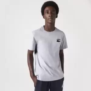Lacoste Anniversary Logo-Embroidered Cotton-Jersey T-Shirt - 6/XL