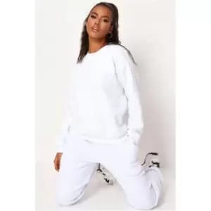 I Saw It First White Basic Sweatshirt - White