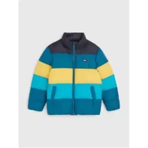 Tommy Hilfiger Rugby Stripe Puffer Jacket - Multi