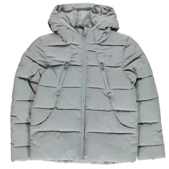USA Pro Baffle Jacket Junior Girls - Sleet Grey