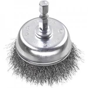 kwb CUP BRUSH, HSS STEEL WIRE, CORRUGATED 606230