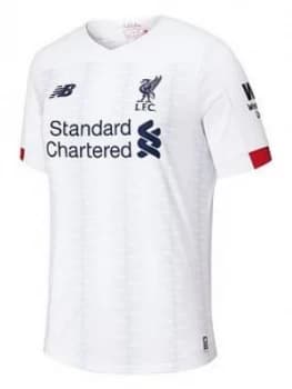 Boys, New Balance New Balance Liverpool Fc Away Junior 19/20 Short Sleeve Shirt, White, Size L
