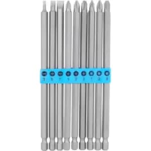 Toolpak 9 Piece Long Power Drive Bit Set