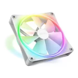 NZXT F140 RGB Duo 140mm PWM Single Fan White