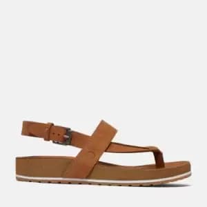 Timberland Malibu Waves Sandal For Her In Light Brown, Size 4