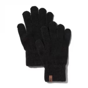 Timberland Touch Screen Gloves For Her In Black Black, Size ONE