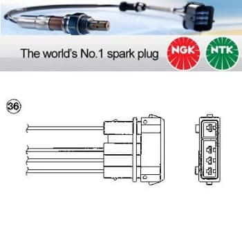 1x NGK NTK Oxygen O2 Lambda Sensor OZA457-I1 OZA457I1 (0414)