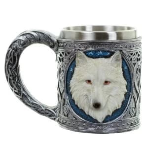 Decorative Wolf Tankard