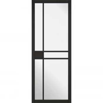 Greenwich - Black - Glazed Internal Door - 1981 x 838 x 35mm