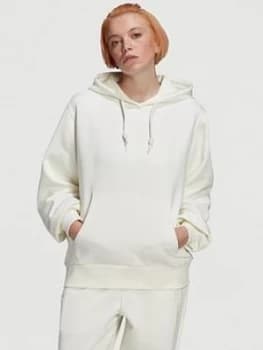 adidas Originals Oversized Hoody, Off White, Size 10, Women