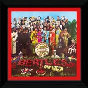 The Beatles Sgt Pepper Framed Album Cover