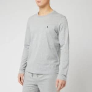 Polo Ralph Lauren Mens Long Sleeve Liquid Jersey T-Shirt - Andover Heather - L