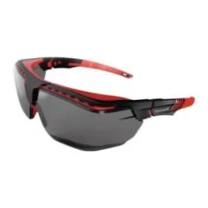 Lunettes de protection Avatar OTG categorie EPI II branches noires/rouges verre