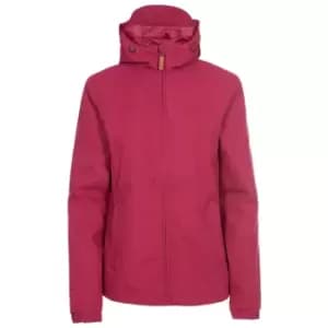 Trespass Womens/Ladies Lynden Waterproof Jacket (2XL) (Berry)