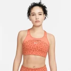 Nike Swoosh AOP Sports Bra Womens - Pink