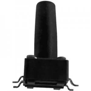 Diptronics DTSM 66N V B Pushbutton 12 Vdc 0.05 A 1 x OffOn momentary