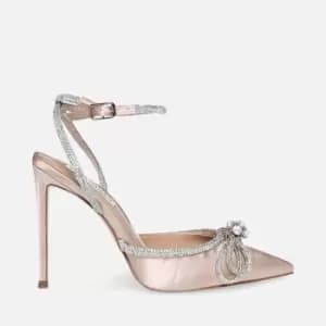 Steve Madden Viable Satin Heeled Pumps - UK 3