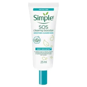 Simple Daily Skin Detox SOS Clearing Booster Matte Gel 25ml
