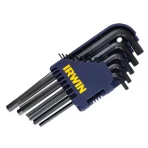 IRWIN T10755 Short Arm Hex Key Set, 10 Piece (1.5-10mm)