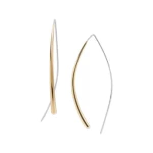 Skagen Kariana Gold-Tone Stainless Steel Hoop Earrings