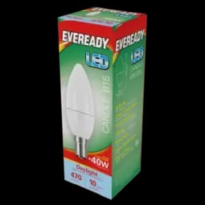 Eveready LED Candle 6W 480lm Daylight 6500k B15