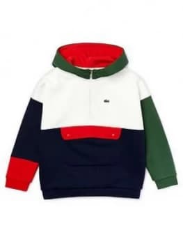Lacoste Boys Colourblock Pocket Hoodie - Multi