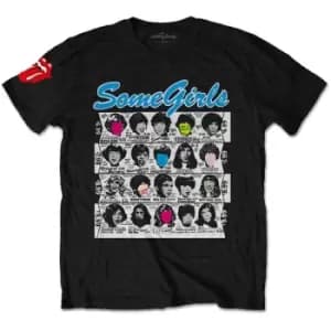 The Rolling Stones - Some Girls Album Unisex XX-Large T-Shirt - Black