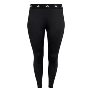 adidas Techfit 7/8 Tights (Plus Size) Womens - Black