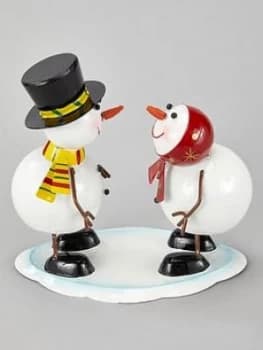 Three Kings Mr & Mrs Frosty Ornament