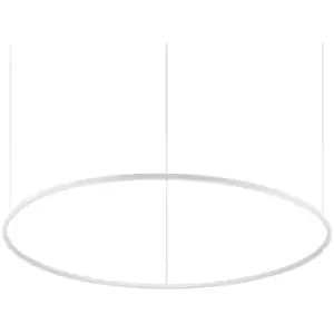 Idealluxlighting - Ideal Lux oracle Slim dali Dimmable Round 150cm Integrated LED Pendant Ceiling Light White, 3000K