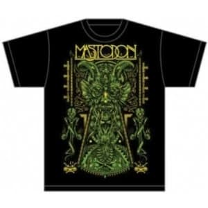 Mastodon Devil (on black) Mens T Shirt: Large