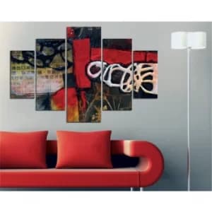 ST188 Multicolor Decorative MDF Painting (5 Pieces)