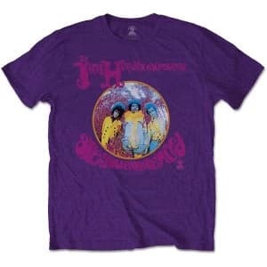 Jimi Hendrix - Are You Experienced Unisex Large T-Shirt - Purple