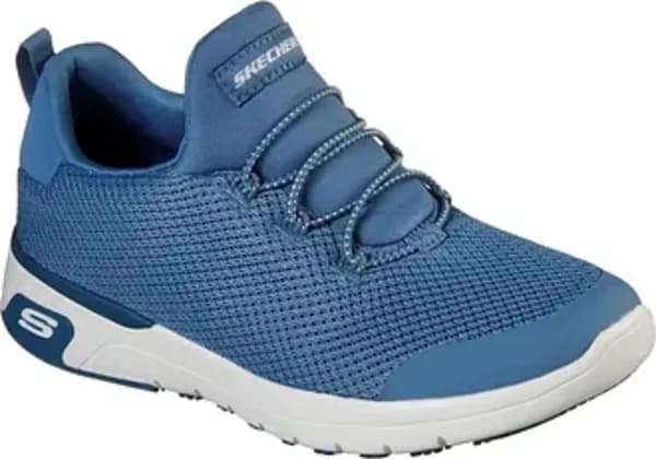 Skechers Womens Marsing Waiola Slip Resistant Safety Trainer UK Size 5 (EU 38) Blue SKE1960-BLU-5