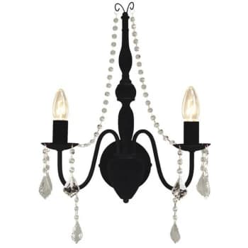 Linea Verdace Lighting - Linea Verdace Bardini 2 Light Candle Wall Light Black