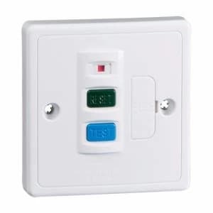 KnightsBridge RCD Safety Fused Spur 30mA Latched Power Breaker Unit