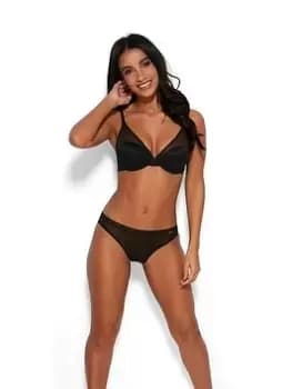 Gossard Glossies High Apex Light Padded Bra - Black, Size 32C, Women